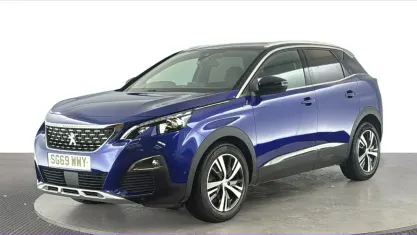 Used Peugeot 3008 GT-line 131 HP (96 kW) 2019 Blue SUV