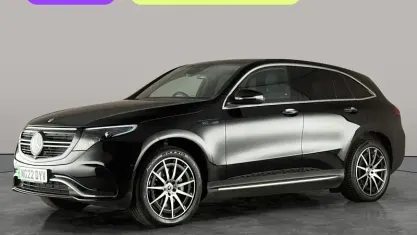 Used Mercedes EQC400 AMG line 300 kW (408 HP) 2022 Black SUV