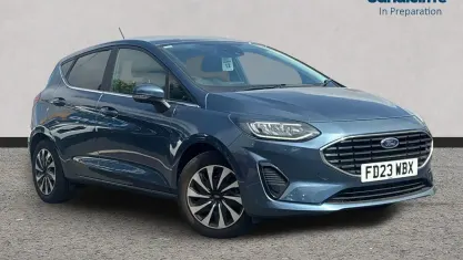 Used Ford Fiesta Titanium 125 HP (91 kW) 2023 Blue Hatchback