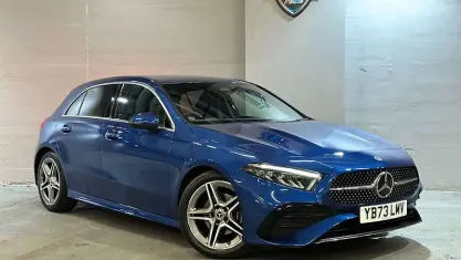 Used Mercedes A180 Executive 136 HP (100 kW) 2023 Blue Hatchback