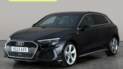 Used Audi A3 Sportback S-Line 150 HP (110 kW) 2023 Black Hatchback