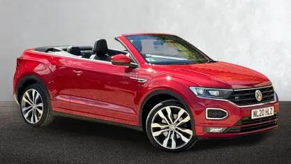 Used VW T-Roc Cabriolet R-line 150 HP (110 kW) 2020 Red Cabriolet