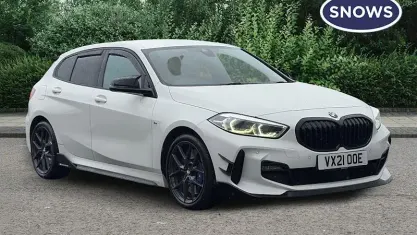 Used BMW 118 M Sport 140 HP (102 kW) 2021 White Hatchback