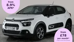 White Used 2022 Citroën C3 PureTech Hatchback | £7,405 (Fair price)