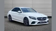 White Used 2020 Mercedes C300 AMG line Sedan | £19,595 (Fair price)