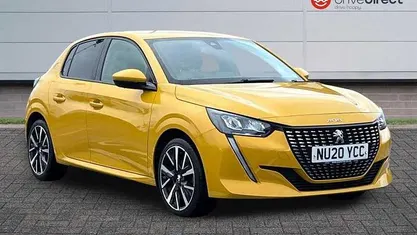 Yellow Used 2020 Peugeot 208 Allure Hatchback | £11,000 (Fair price)