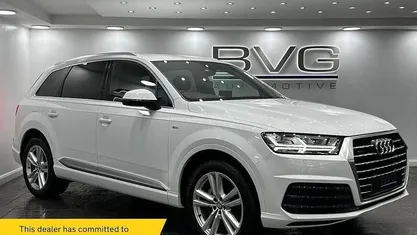 White Used 2017 Audi Q7 S-Line SUV | £20,994 (Good price)