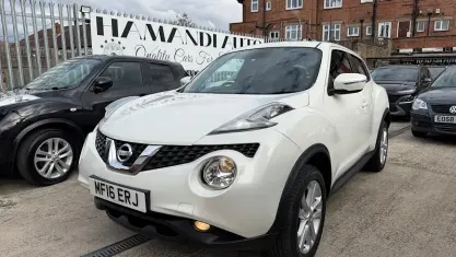 Used Nissan Juke N-Connecta 117 HP (86 kW) 2016 White SUV