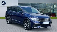 Atlantic blue metallic Used 2024 VW Tiguan Allspace R-line SUV | £37,265 (Fair price)