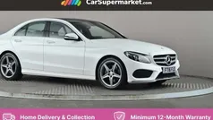 White Used 2016 Mercedes C220 AMG Line Premium Plus Sedan | £14,697 (Fair price)
