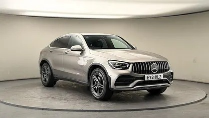 Used Mercedes GLC43 AMG AMG 390 HP (286 kW) 2019 Mojave silver Coupe