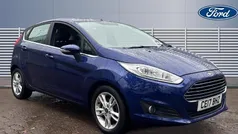 Blue Used 2017 Ford Fiesta Zetec Hatchback | £6,495 (Fair price)