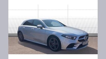 Używany Mercedes A180 AMG line 136 KM (100 kW) 2020 Srebrny Hatchback