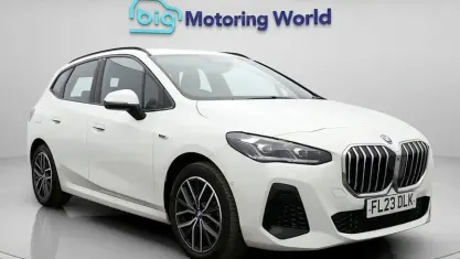 Used BMW 225 Active Tourer M Sport 245 HP (180 kW) 2023 White MPV