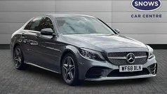 Grey Used 2018 Mercedes C300 AMG line Sedan | £18,799 (Good price)