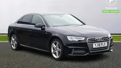 Black Used 2018 Audi A4 S-Line Sedan | £16,499 (Fair price)
