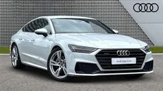 White Used 2021 Audi A7 S-Line Hatchback | £30,494 (Fair price)