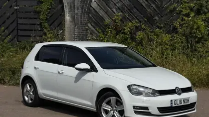 Used VW Golf VII Edition 110 HP (80 kW) 2016 White Hatchback