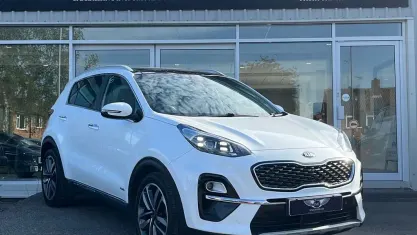 Begagnad Kia Sportage 177 HK (130 kW) 2019 Vit SUV