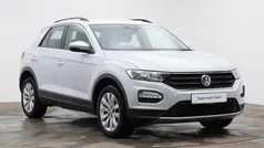White silver metallic Used 2020 VW T-Roc SE SUV | £18,323 (Fair price)
