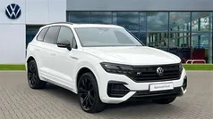 Pure white Used 2021 VW Touareg Black Edition SUV | £39,314 (Good price)