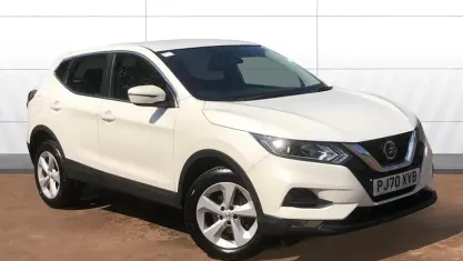 Gebraucht Nissan Qashqai Acenta Premium 158 PS (116 kW) 2021 Weiß SUV