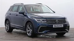 Blue Used 2024 VW Tiguan R-line Edition SUV | £31,090 (Fair price)