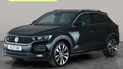 Used VW T-Roc R-line 150 HP (110 kW) 2021 Black SUV