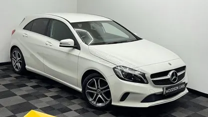 Used Mercedes A160 Sport Edition 102 HP (75 kW) 2018 White Hatchback