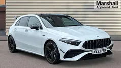White Used 2023 Mercedes A35 AMG Premium Plus Hatchback | £33,268 (Fair price)