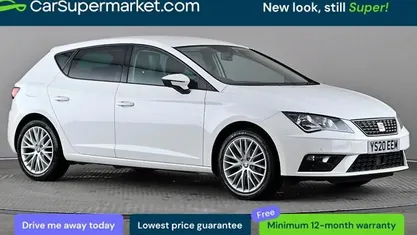 Used Seat Leon SE Dynamic 116 HP (85 kW) 2020 White Hatchback