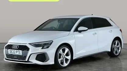 Used Audi A3 Sportback S-Line 116 HP (85 kW) 2021 White Hatchback