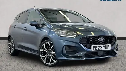 Used Ford Fiesta ST-Line X 101 HP (74 kW) 2023 Blue Hatchback