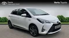White Used 2020 Toyota Yaris Hybrid Hatchback | £14,773 (Fair price)