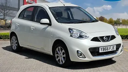 Used Nissan Micra Acenta 80 HP (58 kW) 2016 White Hatchback