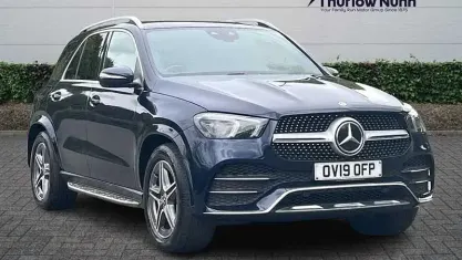 Used Mercedes GLE300 AMG line 245 HP (180 kW) 2019 Blue SUV