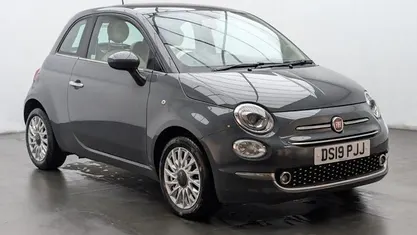Grey Used 2019 Fiat 500 Lounge Hatchback | £8,050 (Fair price)