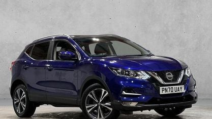 Used Nissan Qashqai N-Connecta 140 HP (102 kW) 2020 Blue SUV