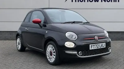 Used Fiat 500C Red 69 HP (50 kW) 2022 Black Cabriolet