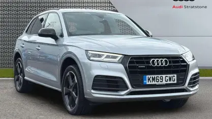 Used Audi Q5 Black Edition 190 HP (139 kW) 2019 Silver SUV