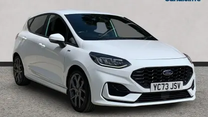 Used Ford Fiesta ST-Line 125 HP (91 kW) 2023 White Hatchback