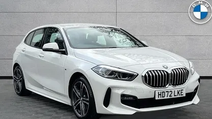 Used BMW 118 M Sport 136 HP (100 kW) 2023 White Hatchback