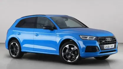 Used Audi Q5 Black Edition 190 HP (139 kW) 2020 Blue SUV