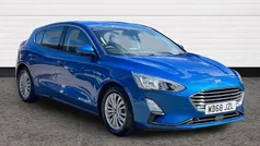 Blue Used 2018 Ford Focus Titanium Hatchback | £8,990 (Fair price)