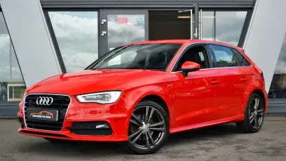 Used Audi A3 Sportback S-Line 150 HP (110 kW) 2015 Red Hatchback