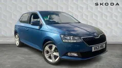 Blue Used 2021 Skoda Fabia SE L Hatchback | £12,800 (Fair price)
