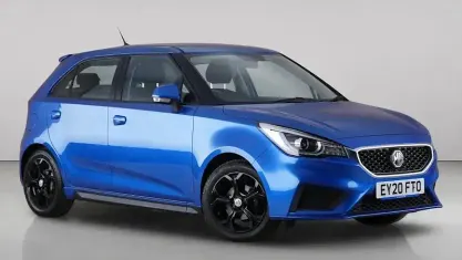 Used MG MG3 Excite 106 HP (77 kW) 2020 Blue Hatchback