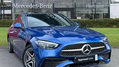 Blue Used 2024 Mercedes C300e AMG Line Premium Plus Sedan | £37,200 (Fair price)