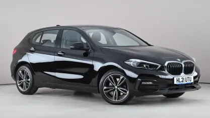 Used BMW 118 Sport Line 136 HP (100 kW) 2021 Black Hatchback