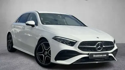 Used Mercedes A200 AMG line 163 HP (119 kW) 2025 White Hatchback